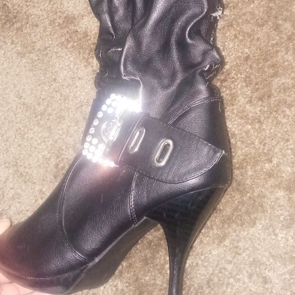 Black boots
